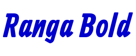 Ranga Bold الخط